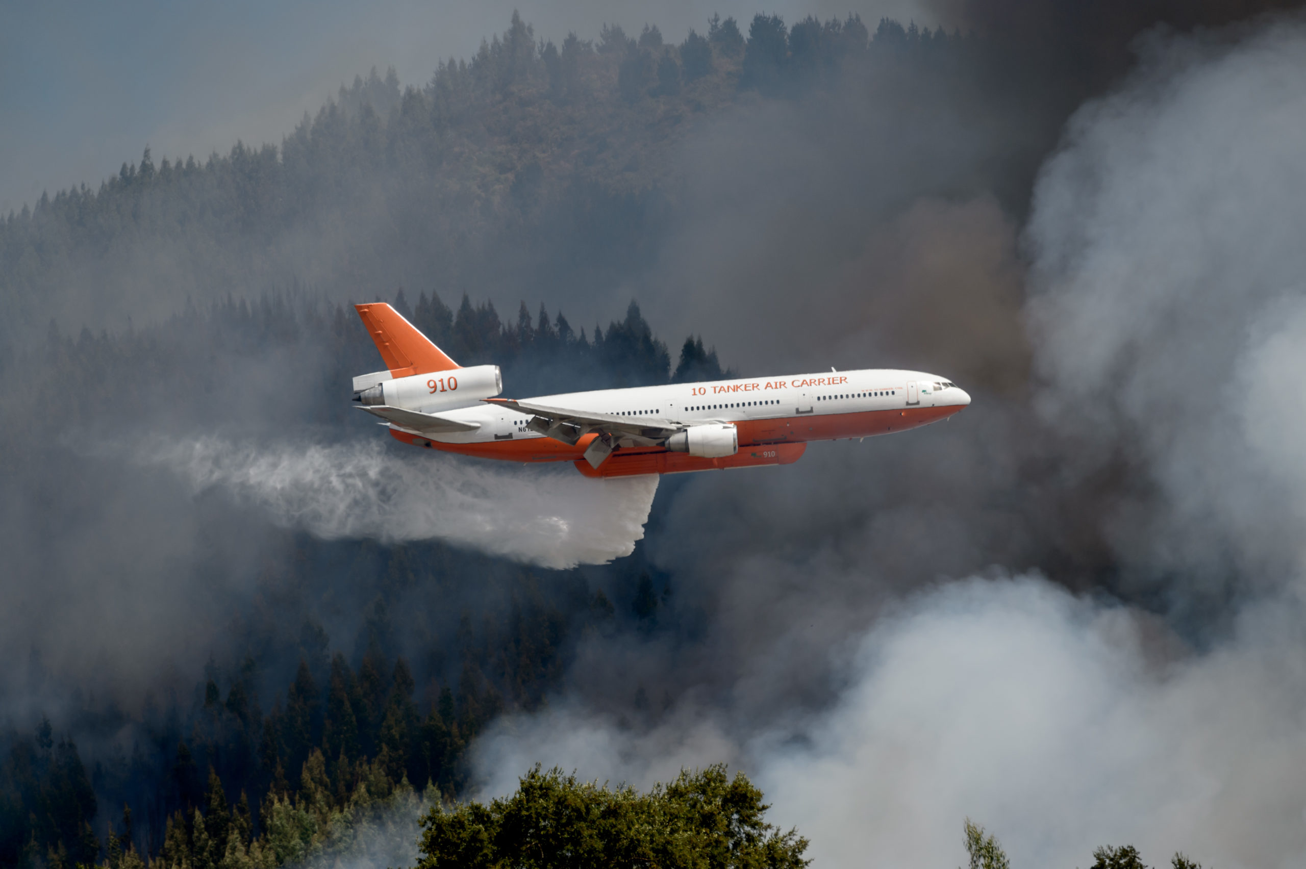 Conaf Realizó Un Positivo Balance De Los Aviones “Ten Tanker” Que ...